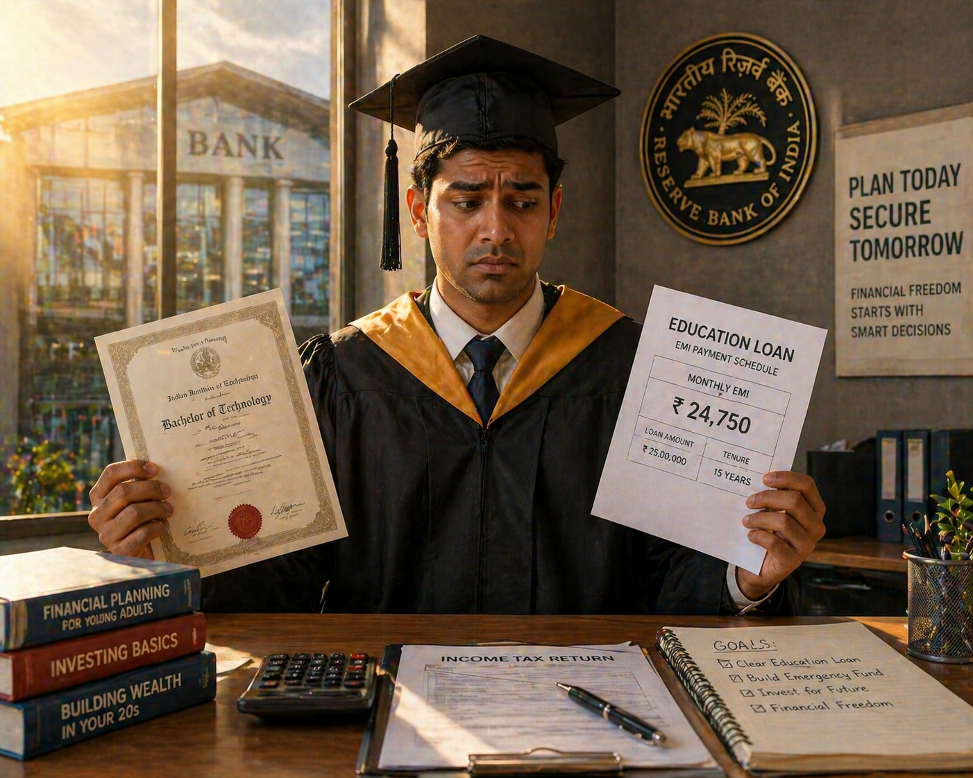 Graduation के बाद Student Loan की EMI कब और कैसे शुरू होती है? जो बैंक नहीं बताता — वो सब यहाँ जानिए!