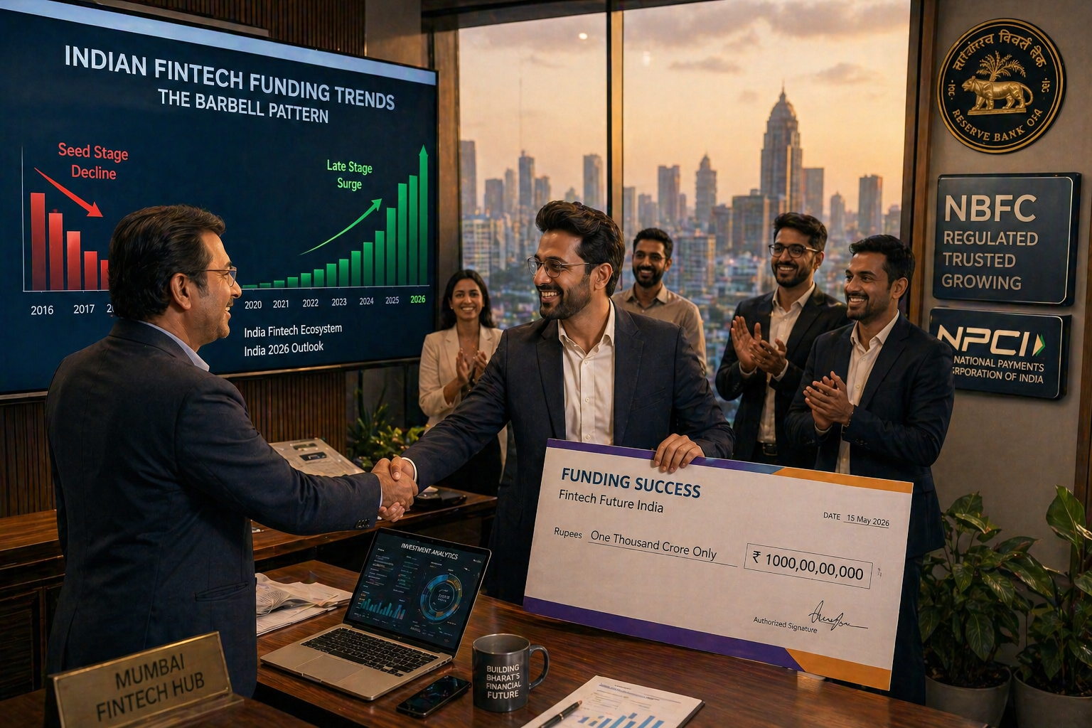 India Fintech में आया बड़ा बदलाव! Q1 2026 में $513 Million जुटाए — लेकिन Deals आधी हुईं, Cheque Size Double! आपके बैंक और Loan Apps पर क्या असर?