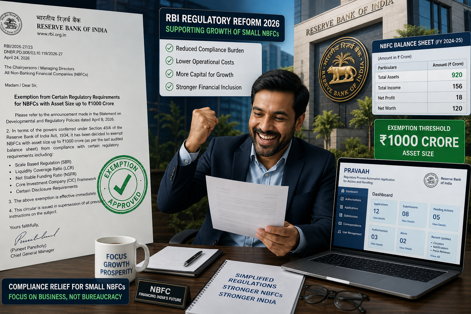 RBI का बड़ा तोहफा Small NBFCs को! 1 जुलाई 2026 से Registration और Reserve Fund की ज़रूरत खत्म — आपके Loan और NBFC Investments पर क्या पड़ेगा असर?